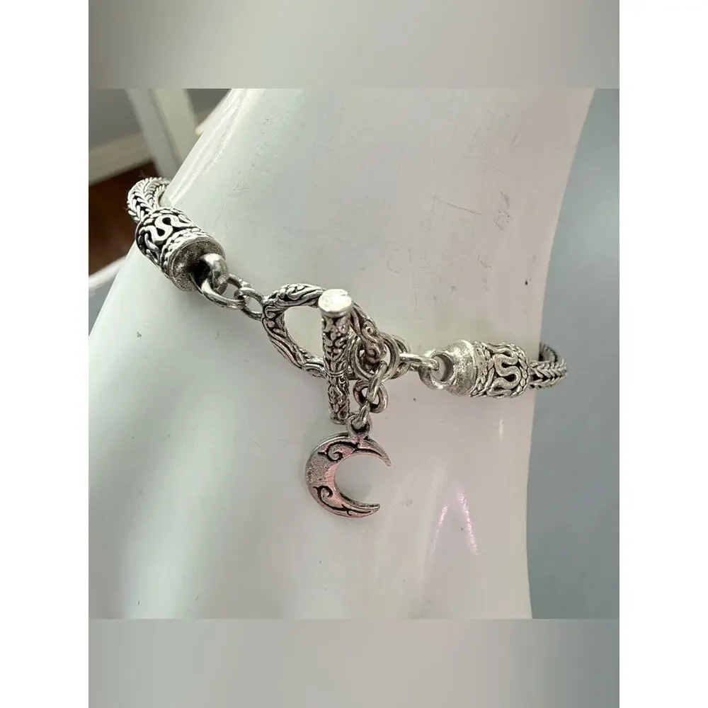 925 sterling silver filigree Turquoise Foxtail Bracelet