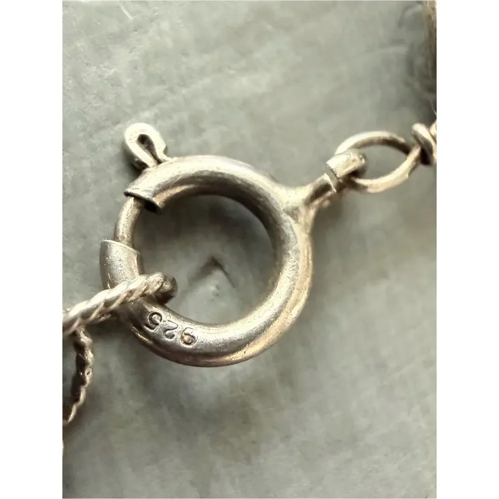 Mabel 925 Sterling Silver Beaded Multi Chain Toggle Bracelet