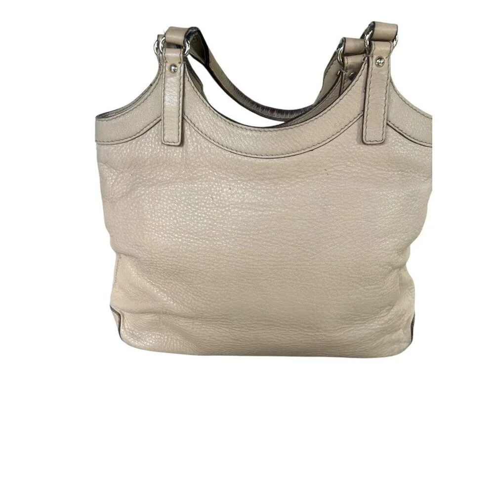 Kate Spade Tan Pebble Leather Satchel Shoulder Purse