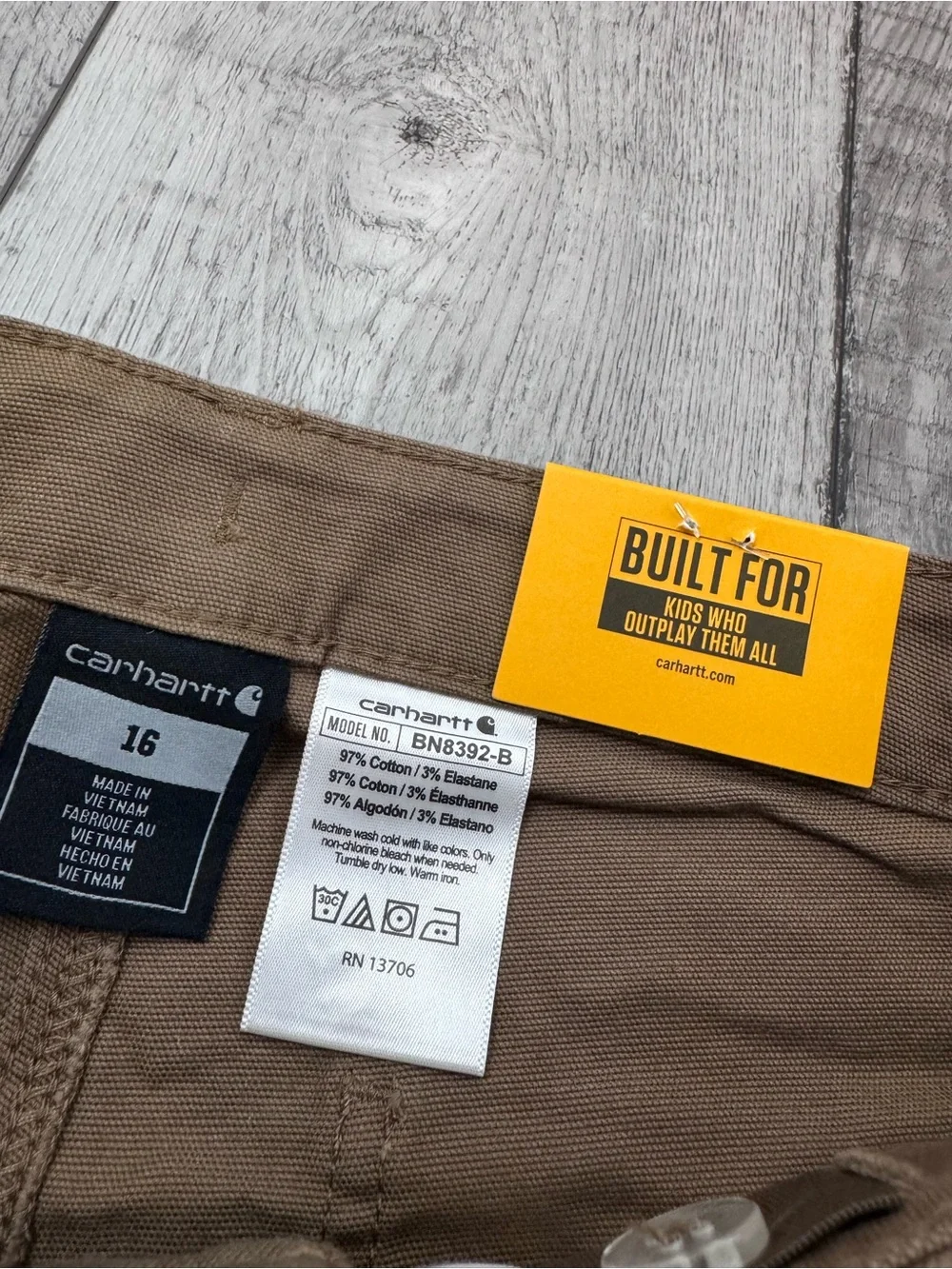 Carhartt kids size