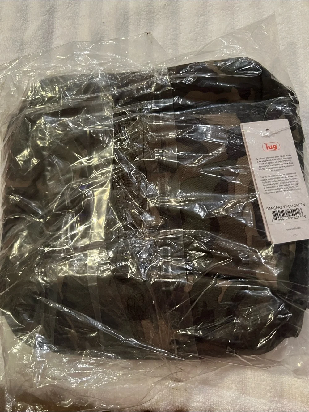 Lug Ranger 2 Crossbody in Camo Green NWT