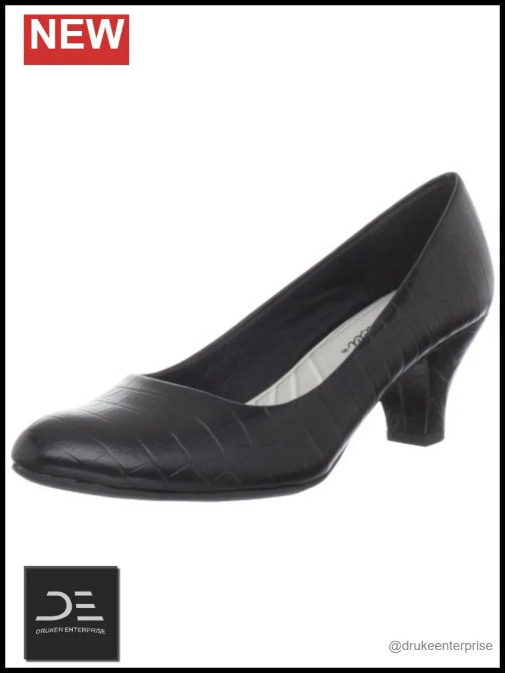 Women's Fabulous Round Toe Dress Pump with Cushioned Insole