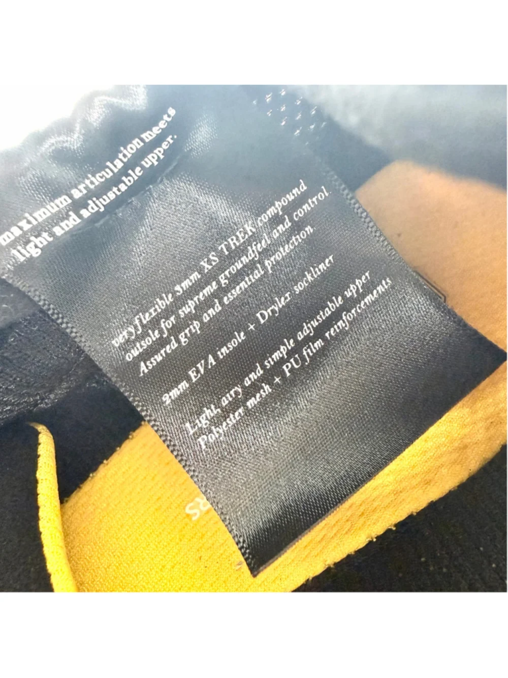 Vibram new tags