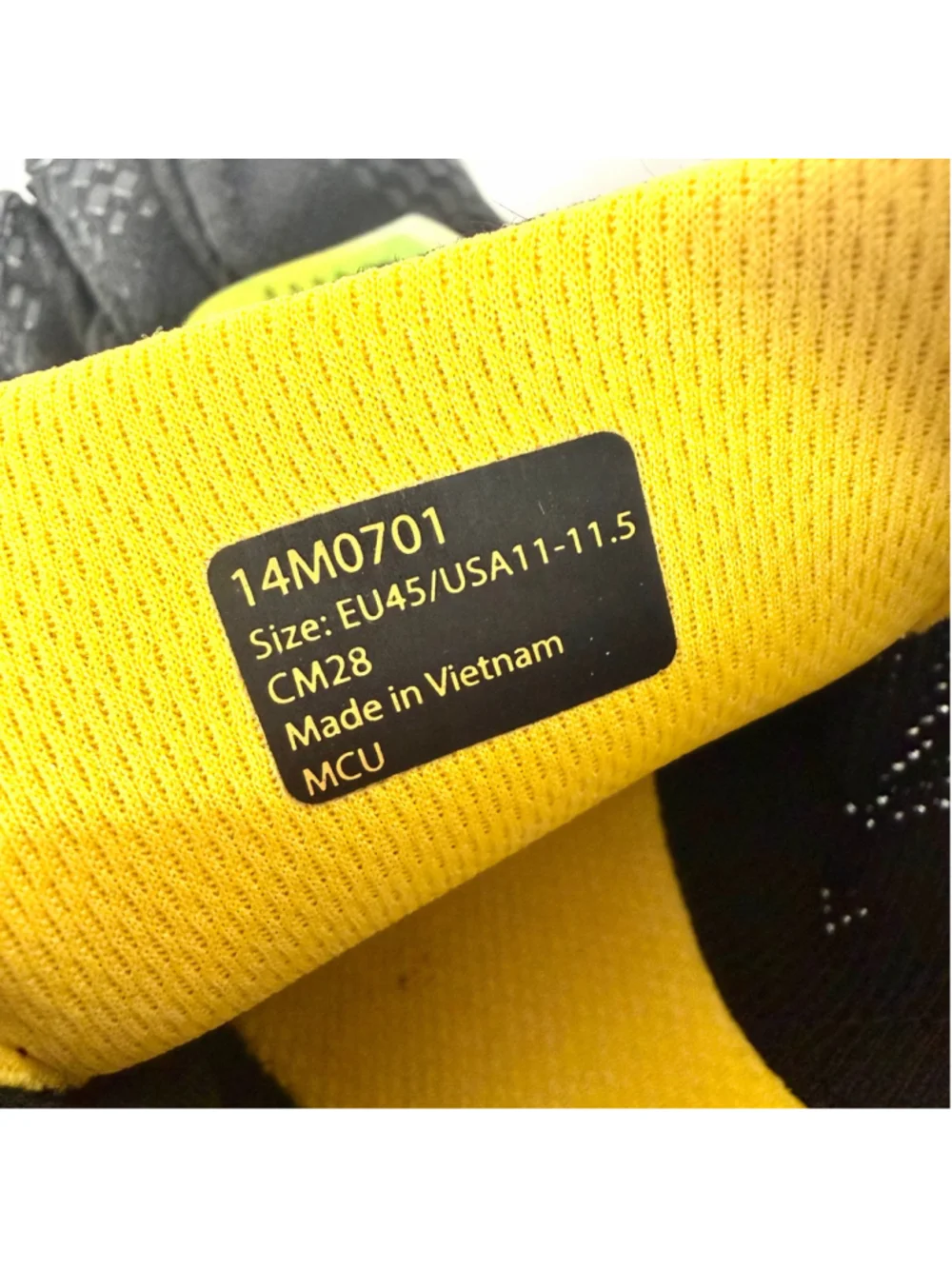 Vibram new tags