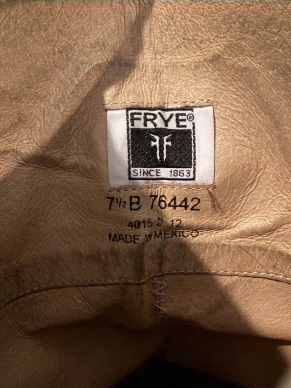 Frye tall leather