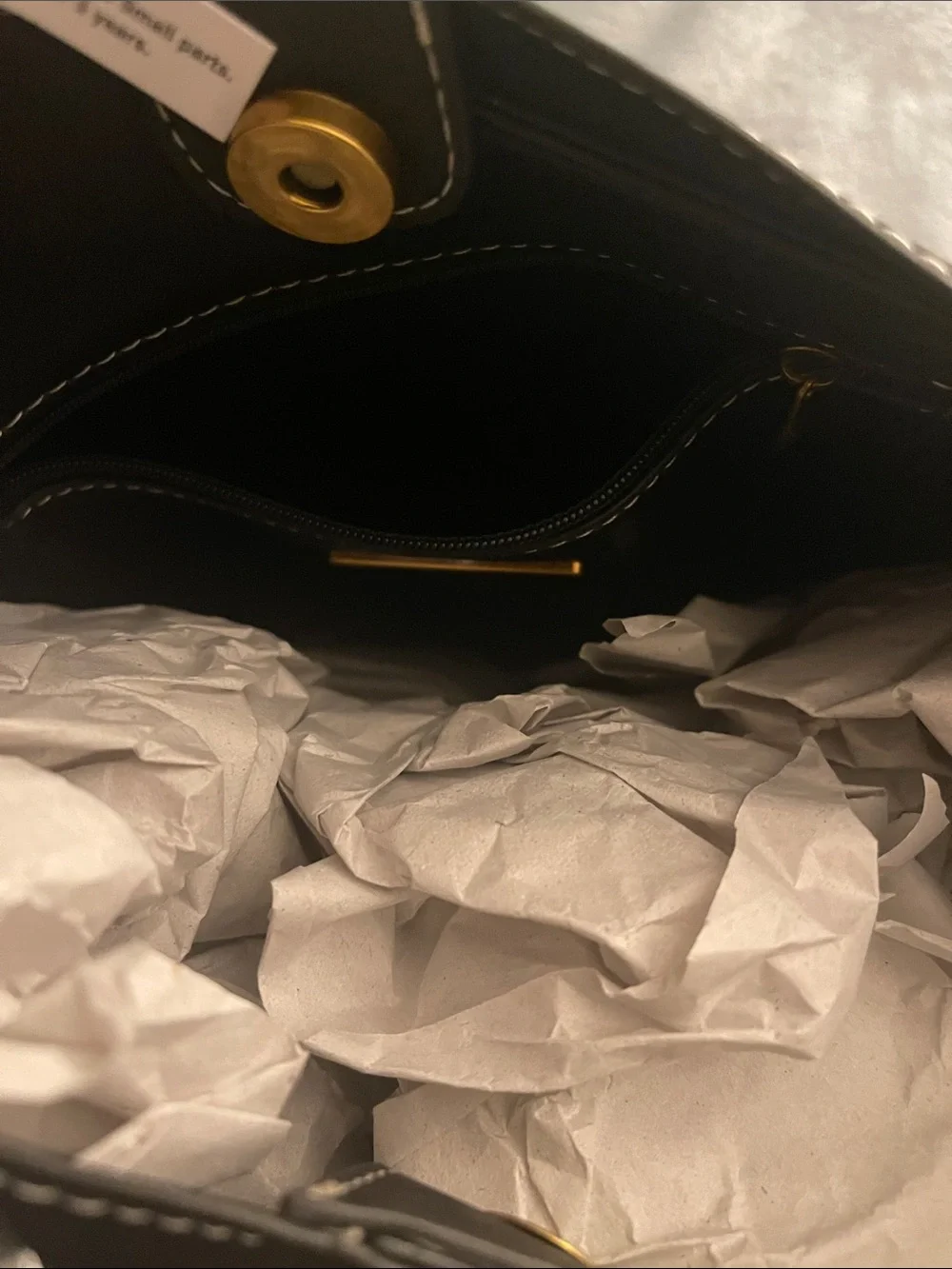 Steve Madden Black Vegan Leather Hobo Bag