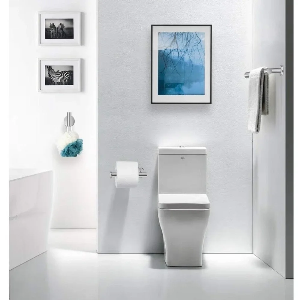 5-Pieces Bathroom Hardware Set Brushed Nickel