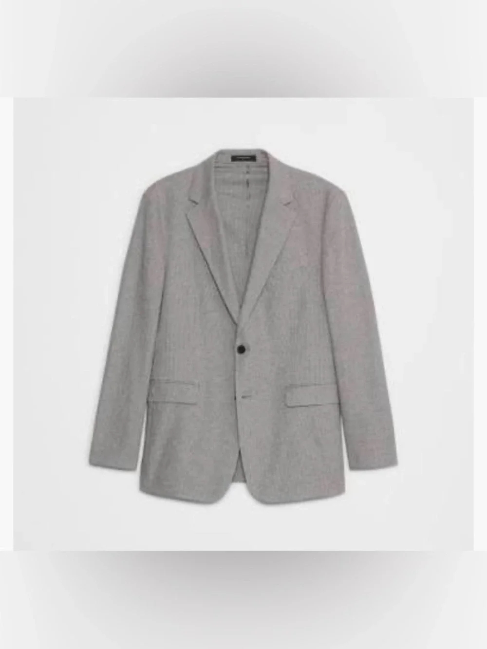 Banana Republic Mini-Houndstooth Linen-Blend Blazer Suit Jacket NEW 40R Wedding
