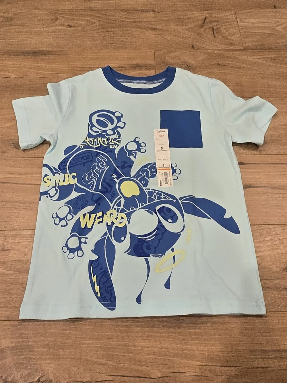 🌻 NWT Disney Lilo & Stitch Toddler / Boys Graphic Pocket Tee multi sizes 3T & 5