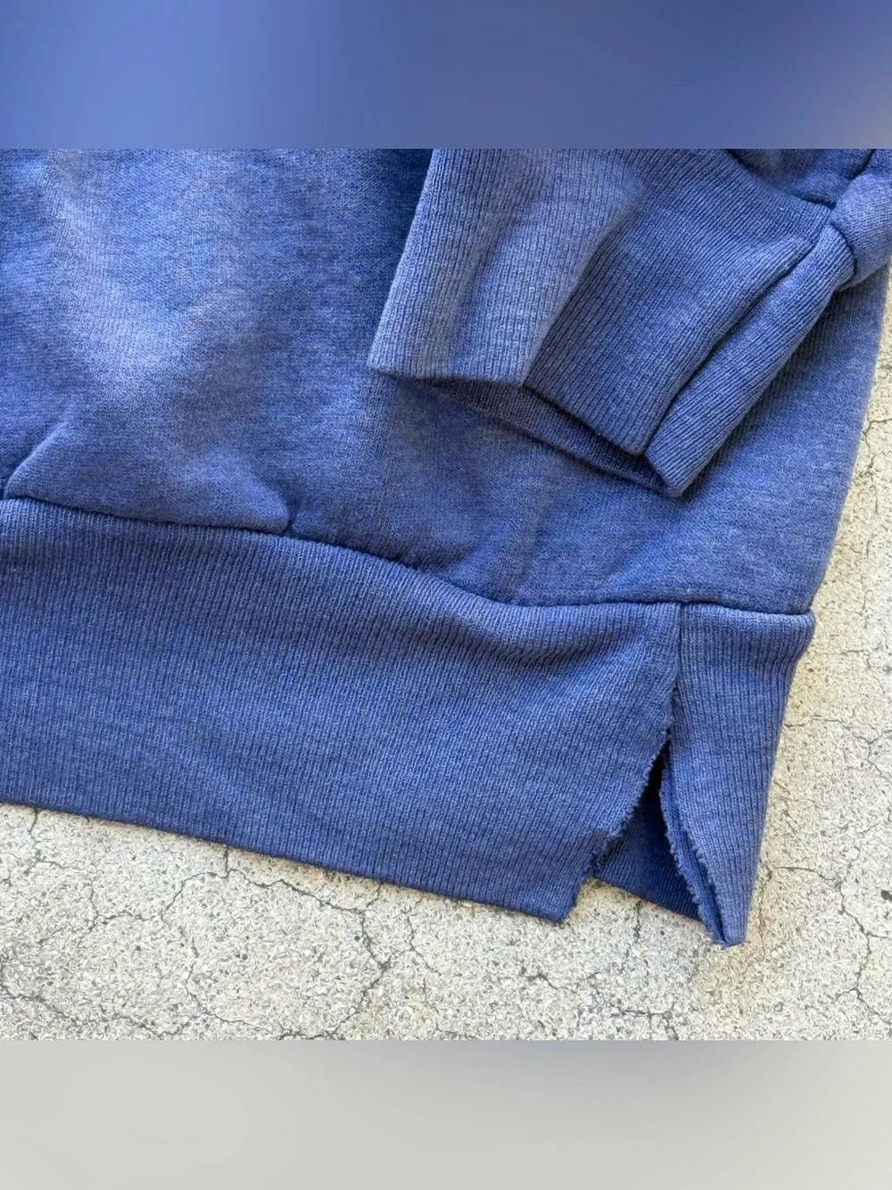 Vintage 90’s Distressed US BERKELEY Hane Navy Blue Hoodie