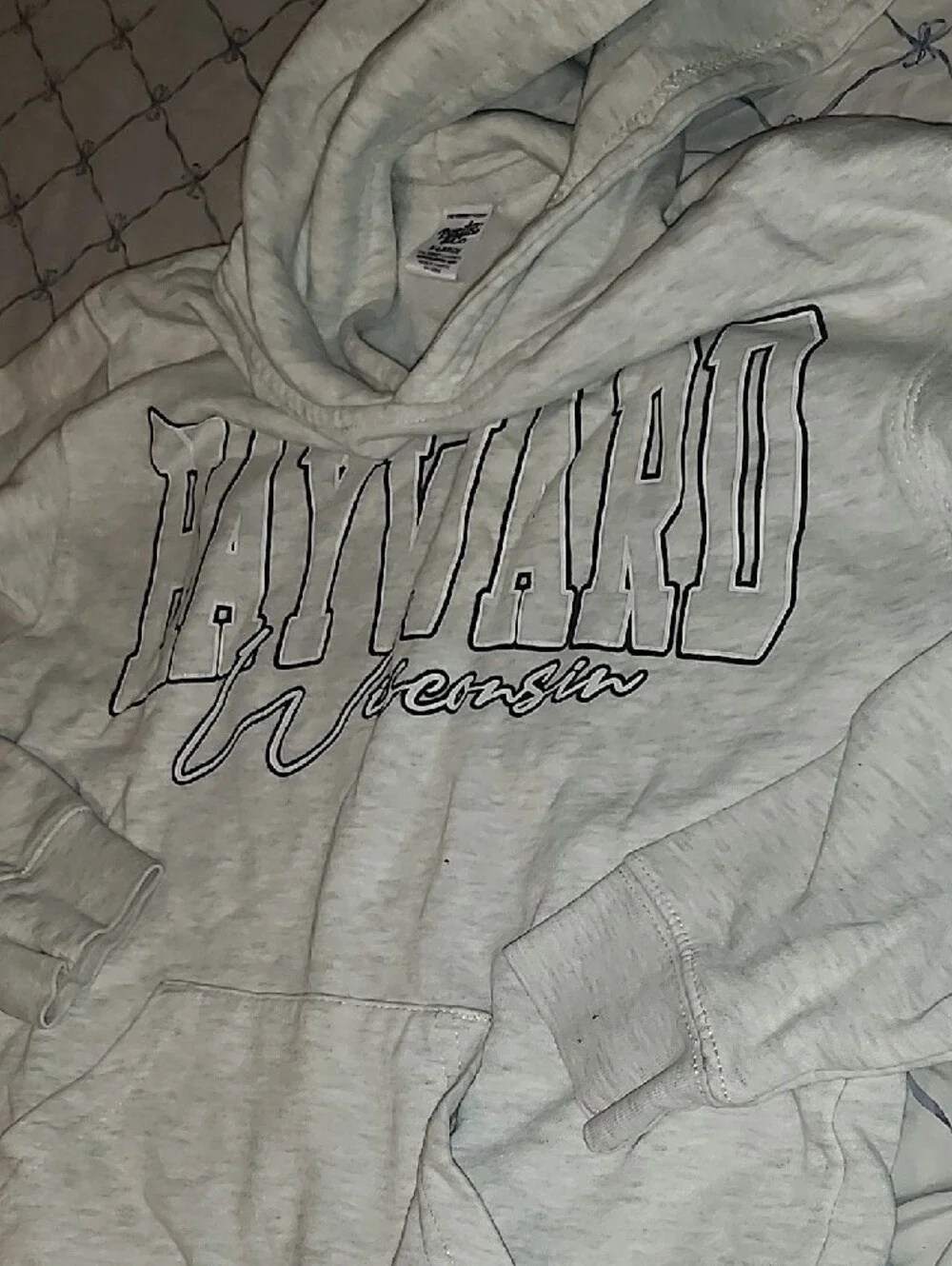 Light Gray Kids Crewneck Hoodie