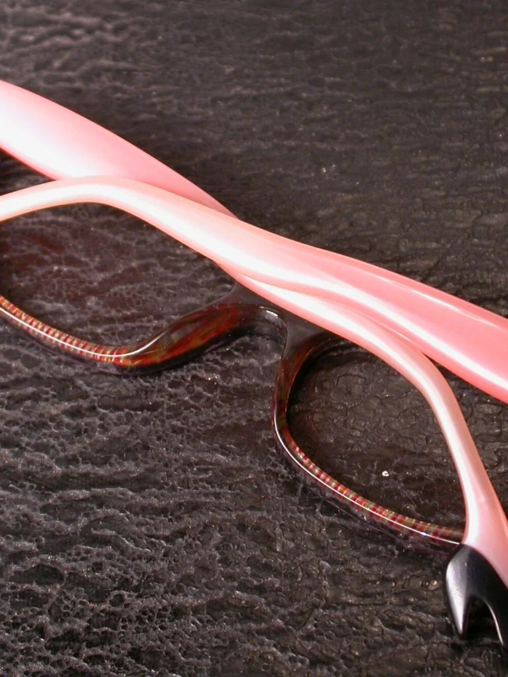 Face A Face Red Stripes Bocca Rock Stylish Eyeglasses Frames Hand Made in Italy