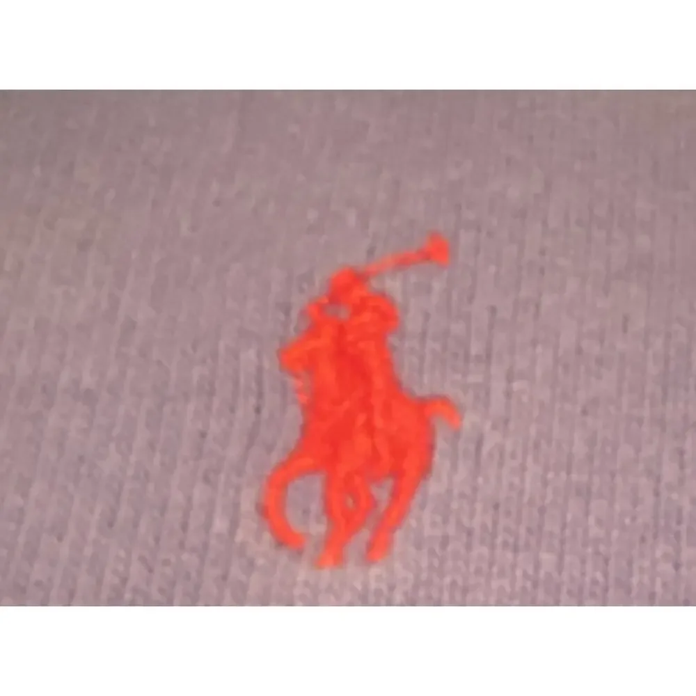 Polo by Ralph Lauren Mens L Purple 1/4 Zip Mock Neck Cotton Knit Logo Sweater
