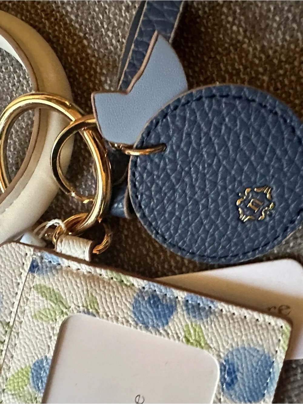 Nanette Lepore card holder blueberry blooms