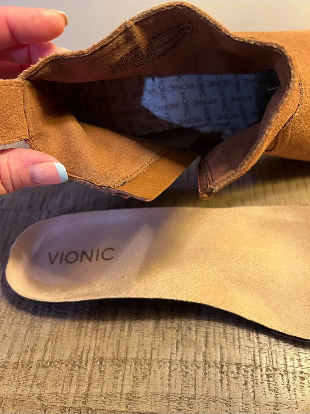 Vionic soft suede