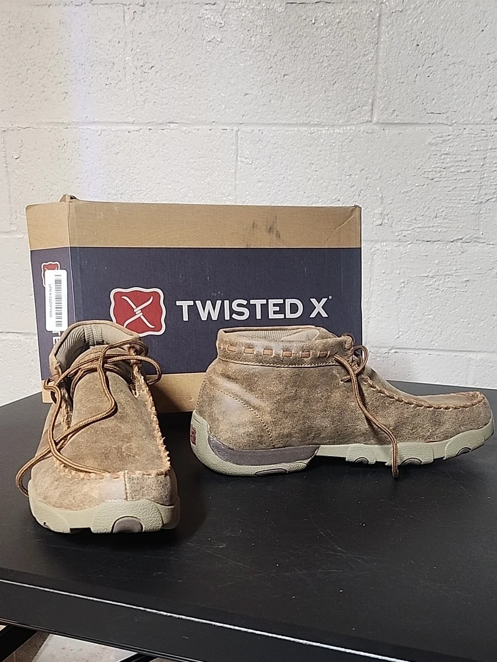 Twisted X Men's Tan Brown Suede Chukka Driving Moc
