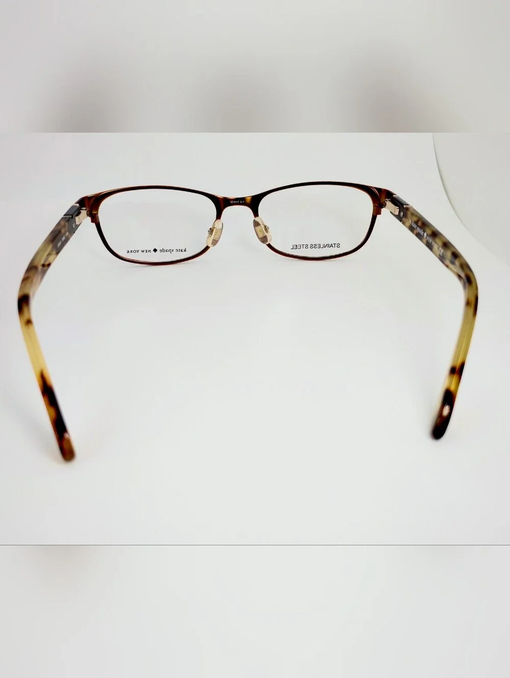 Kate Spade New York. Brown Copper  Stainless Steel Eyeglass Frames.
