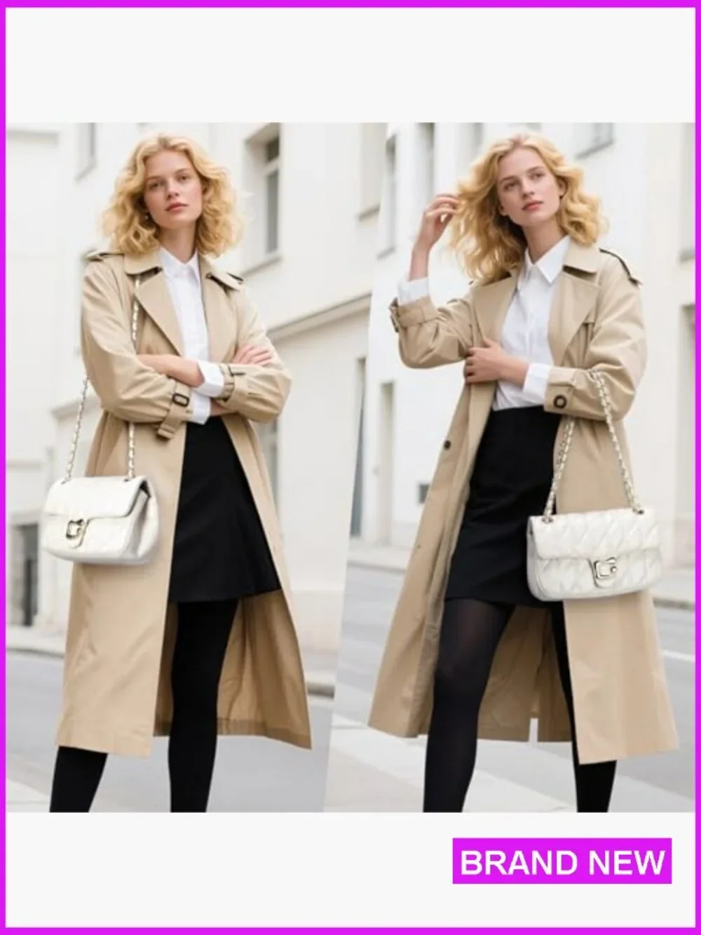 Quilted Crossbody Leather Satchel Handbag Shoulder Purse Trendy Clutch