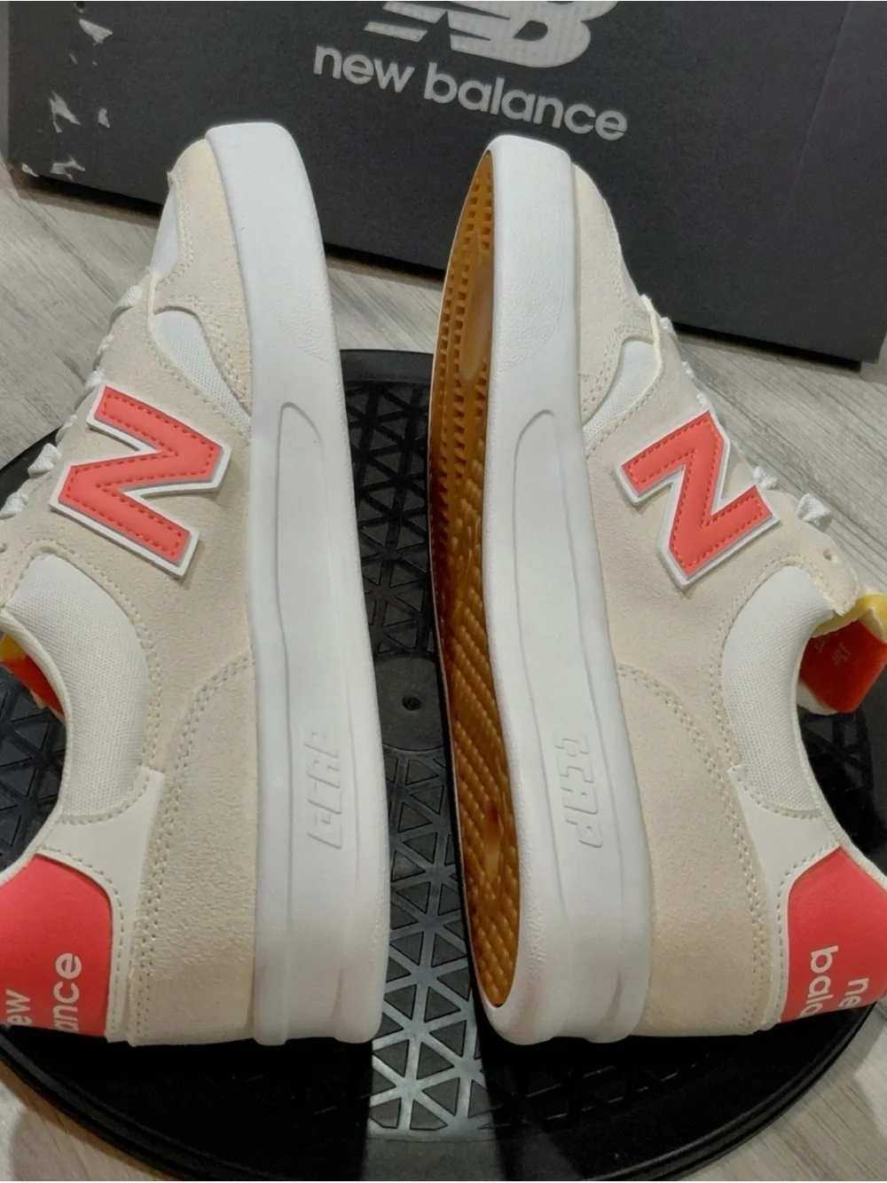 New Balance soft cream