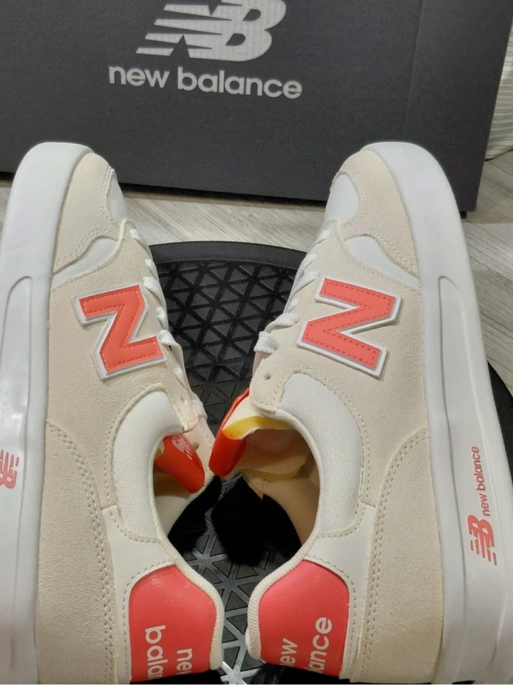 New Balance soft cream