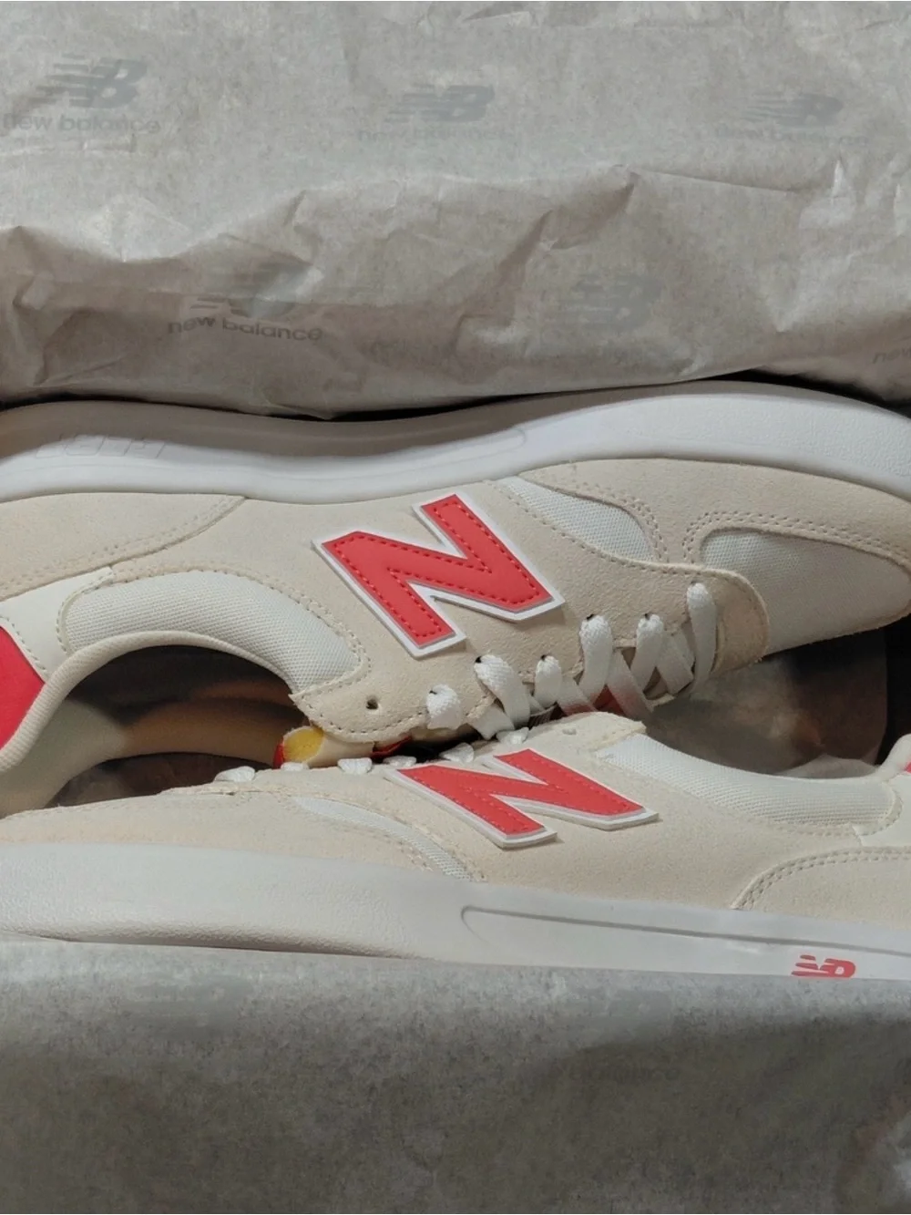 New Balance soft cream