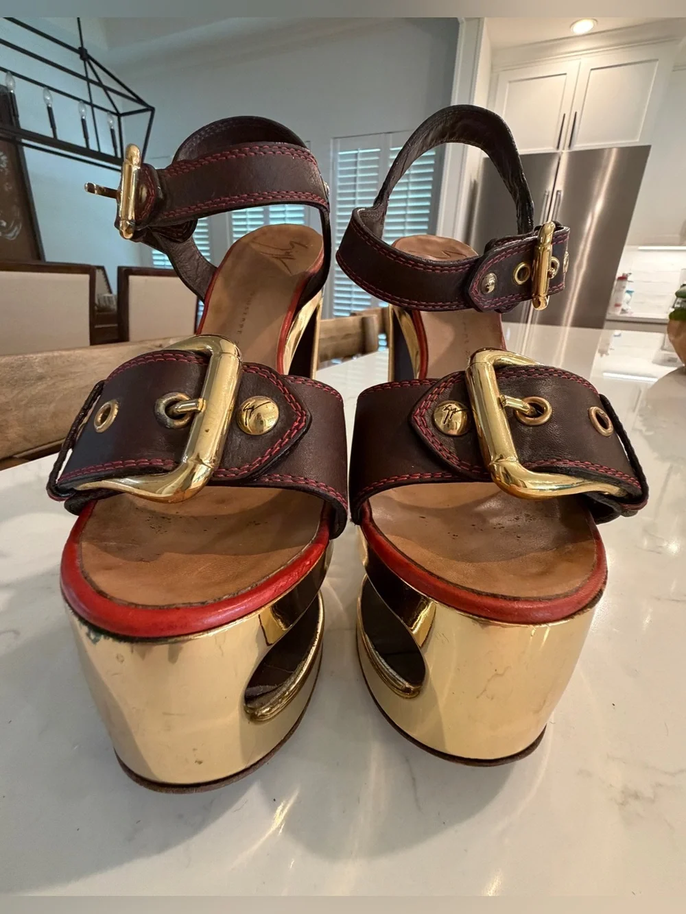 Giuseppe Zanotti leather giuseppe fun
