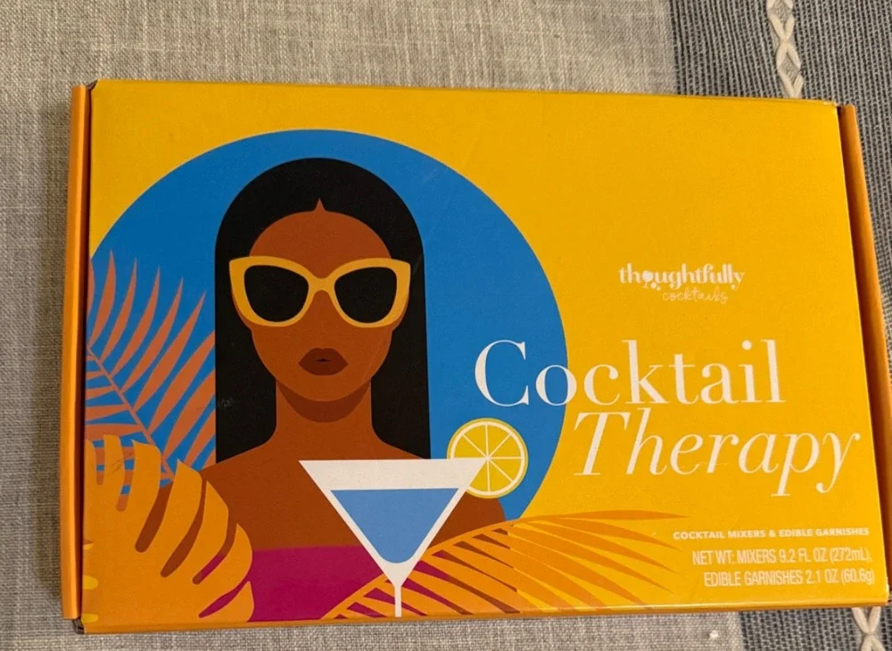 🍹 Cocktail Therapy Gift Set Thoughtfully Cocktails Mixers & Garnishes