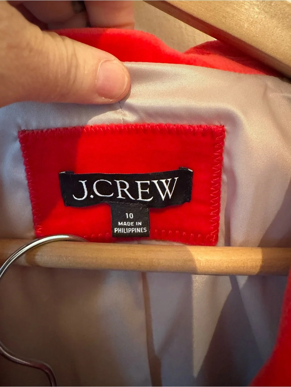 J. Crew Red Velvet Suit size 10