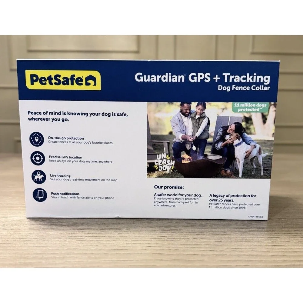 PetSafe Guardian GPS + Tracking Dog Wireless Fence Collar. Over 3/4 Acres . NEW