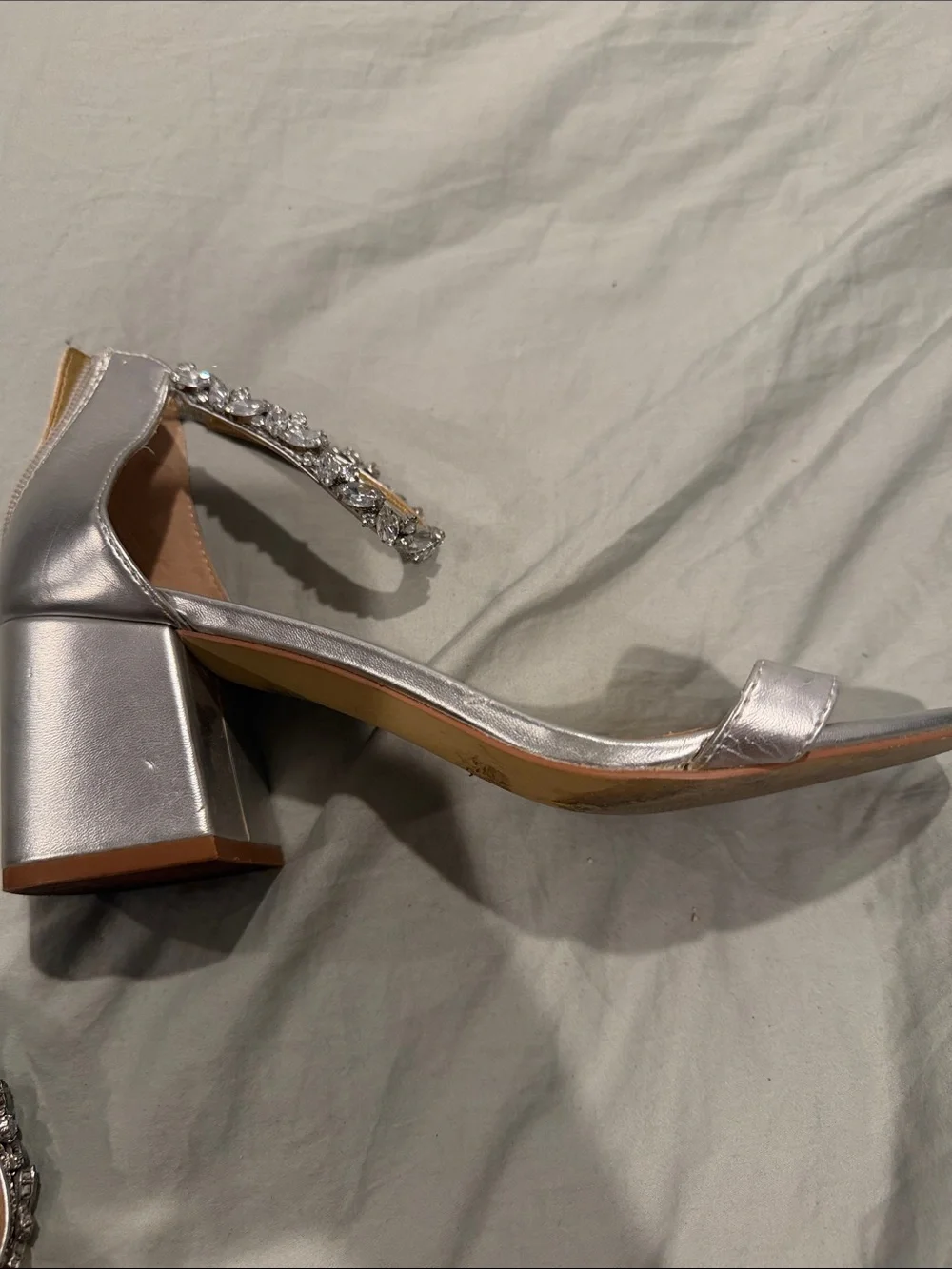 Bradgley Mischka elegant silver