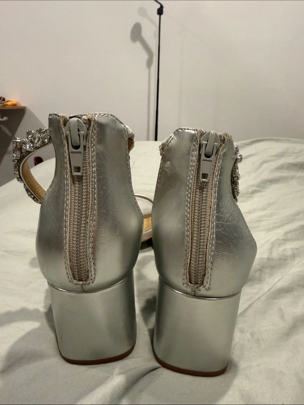 Bradgley Mischka elegant silver