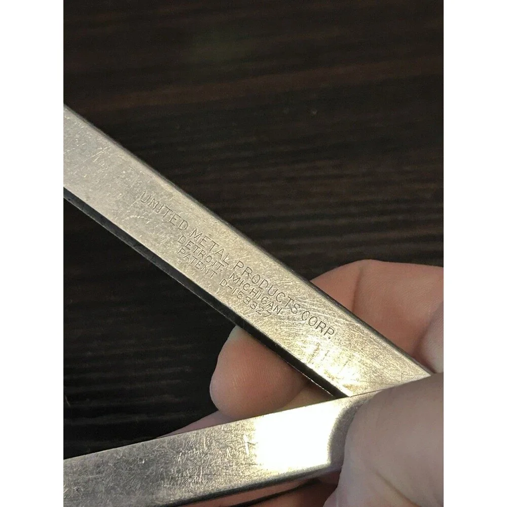 Vintage Hotlifter Stainless Steel Pan Pot Lifter Tongs United Metal Products USA