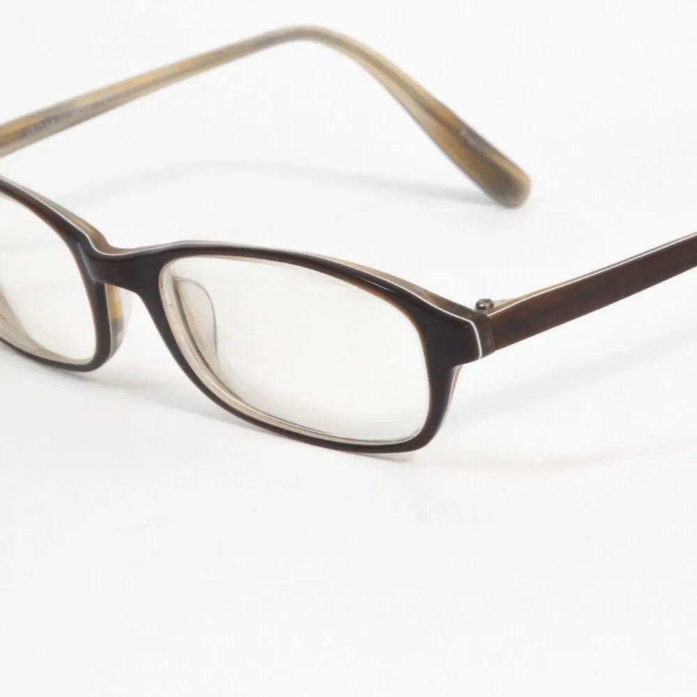 Oliver Peoples Hamilton Eyeglasses Frames Brown Acetate Rectangular 47.5-18-140