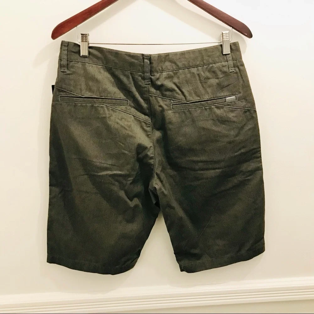NWT Volcom VMonty Shorts 31 Charcoal Heather Gray Stretch Men’s
