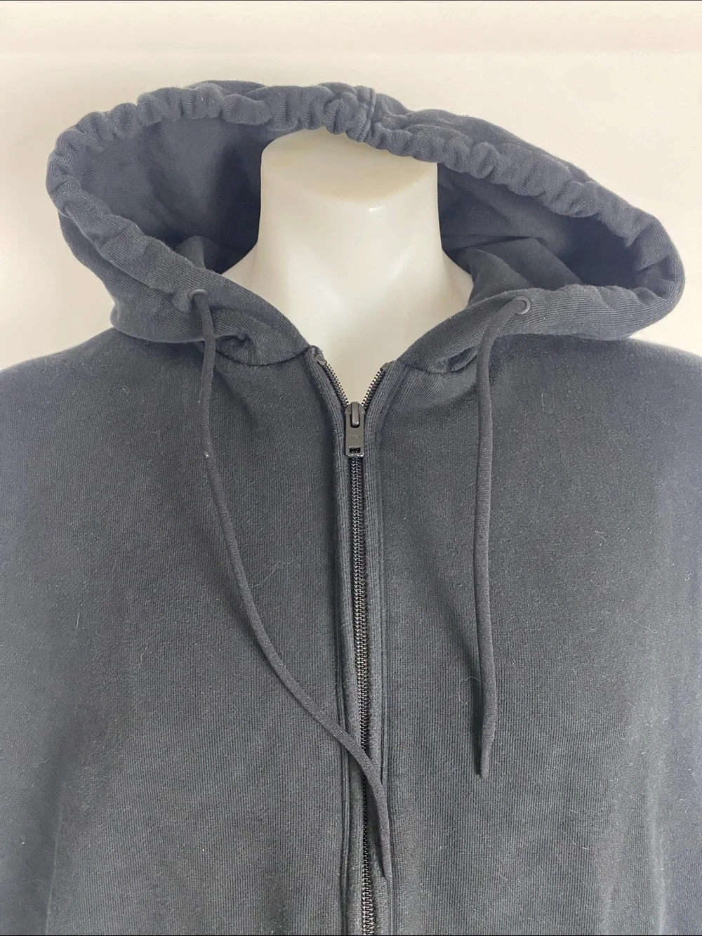 Y-3 Adidas Men's Black Full-Zip Hooded Sweatshirt Size XL