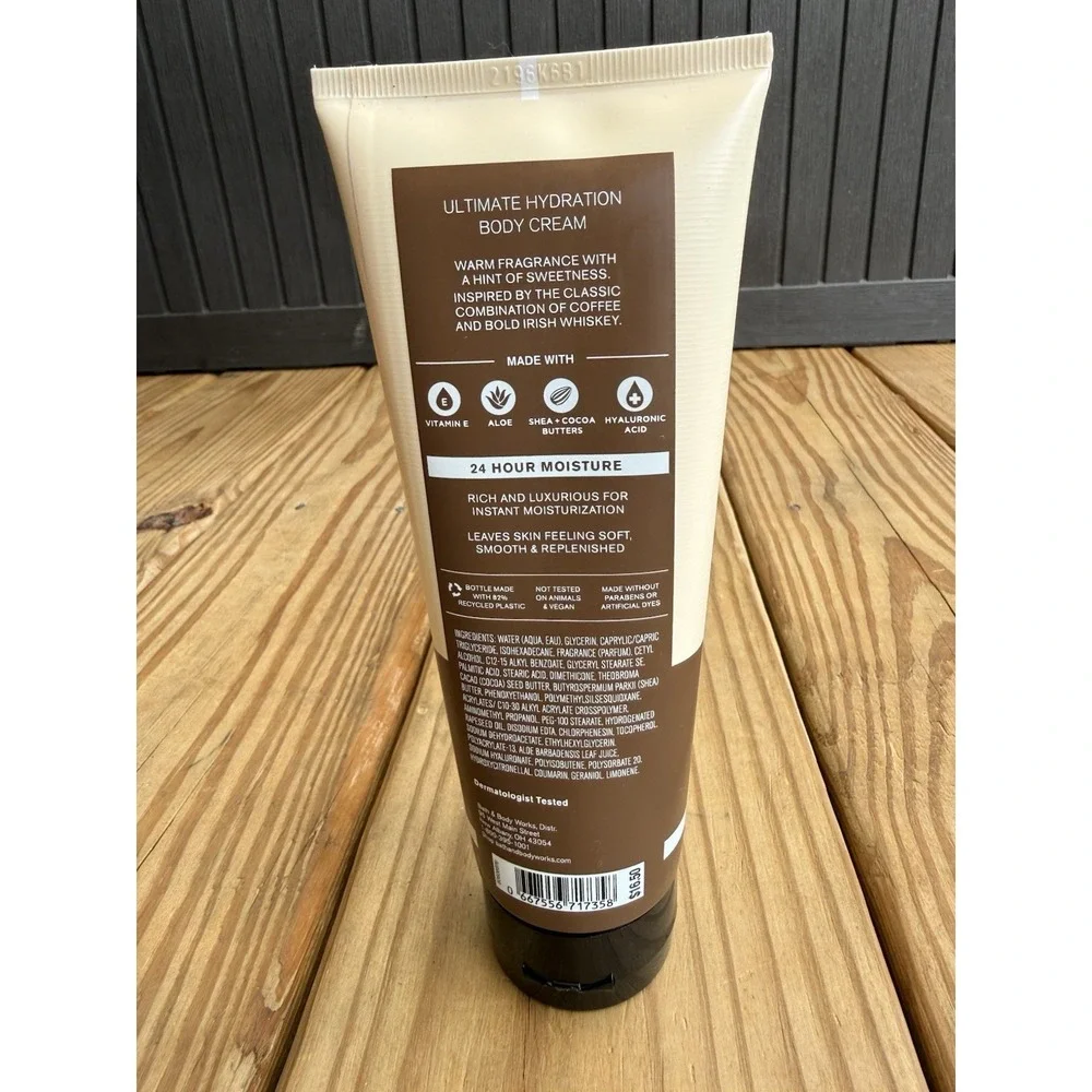 Bath & Body Works Coffee & Whiskey Body Cream Ultimate Hydration 8oz