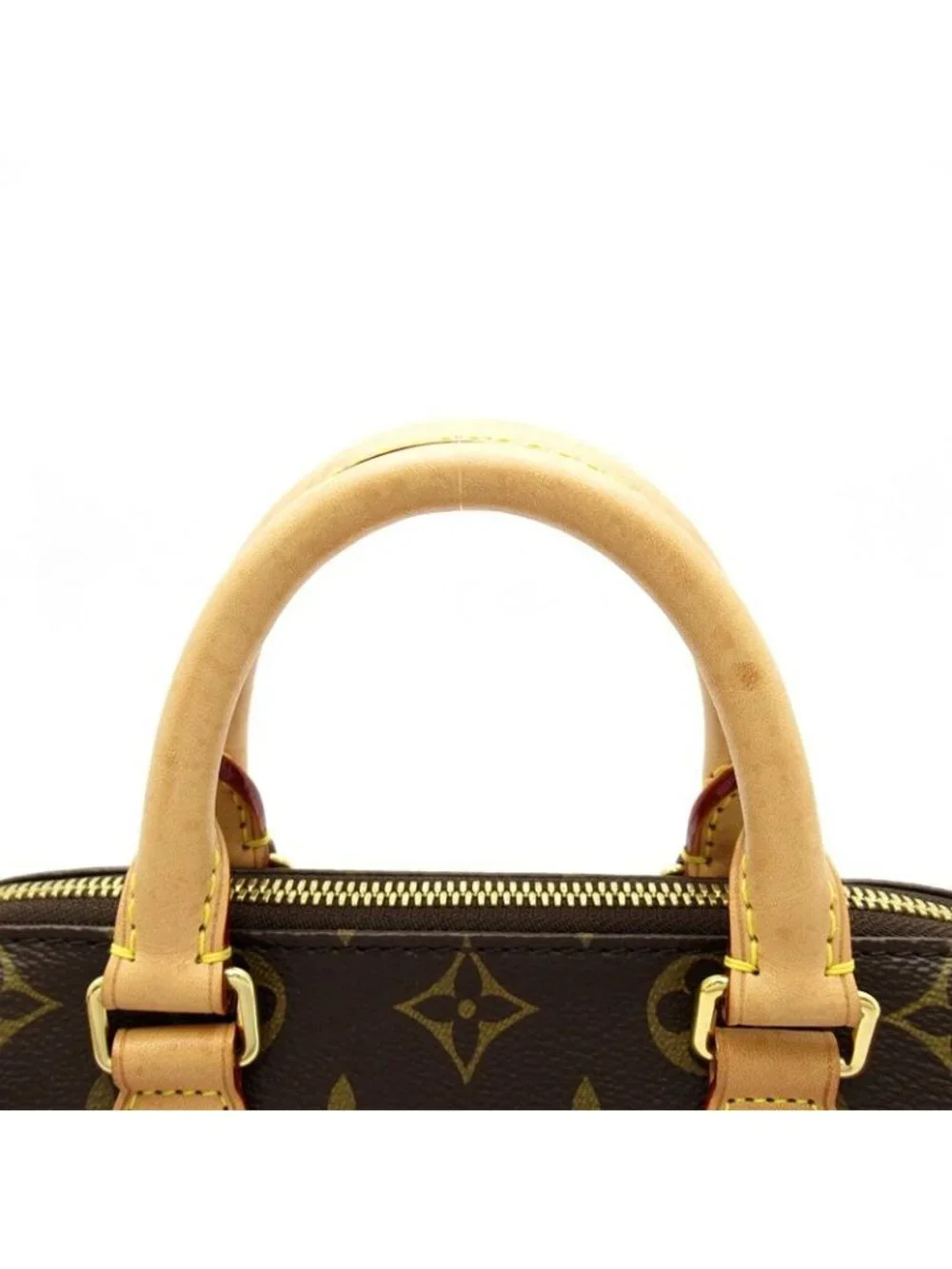 Louis Vuitton Speedy Bandouliere 20 Monogram Boston Bag Brown