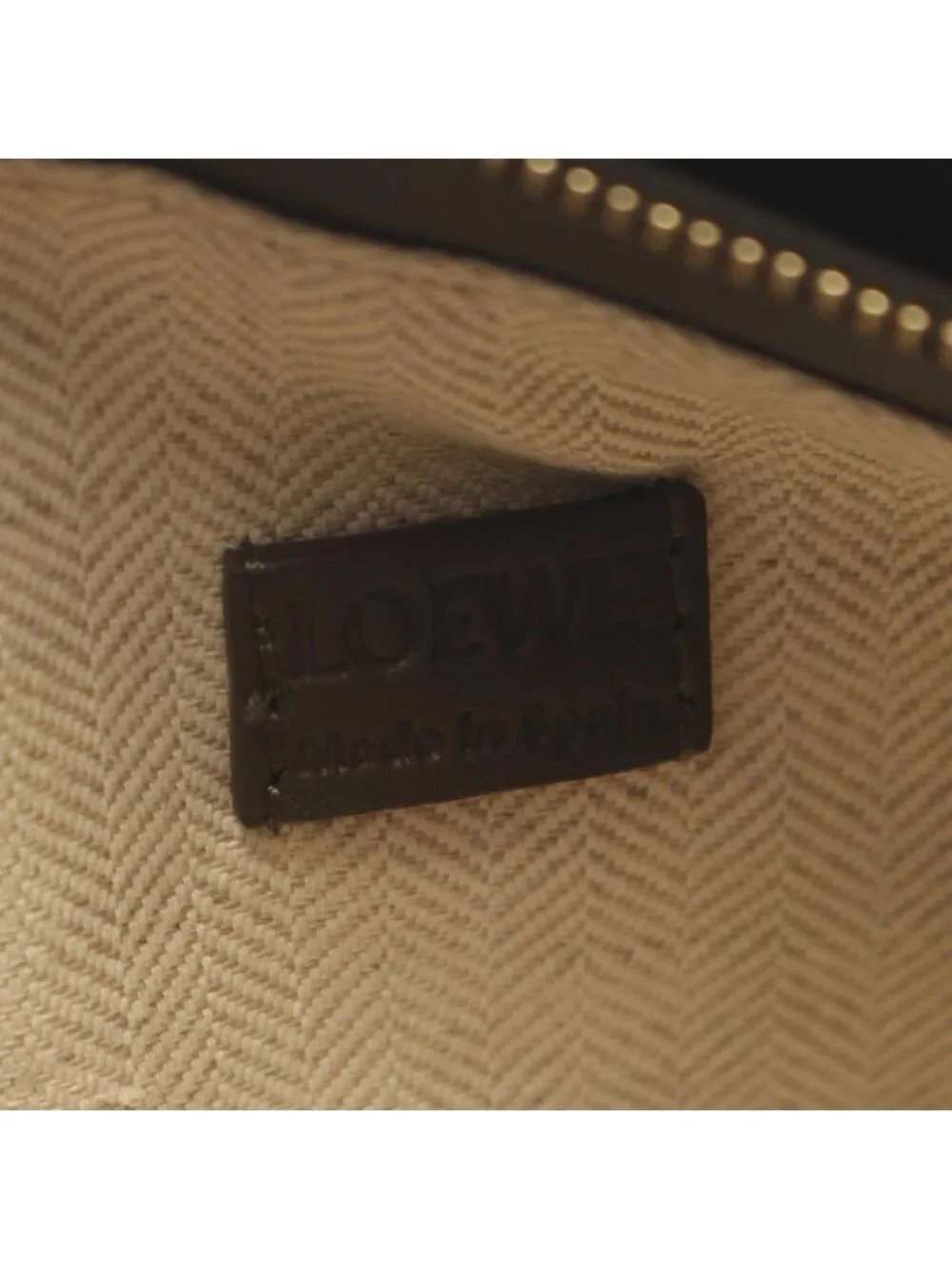 Loewe Handbag Puzzle Edge Mini 2-Way Dark Khaki Leather