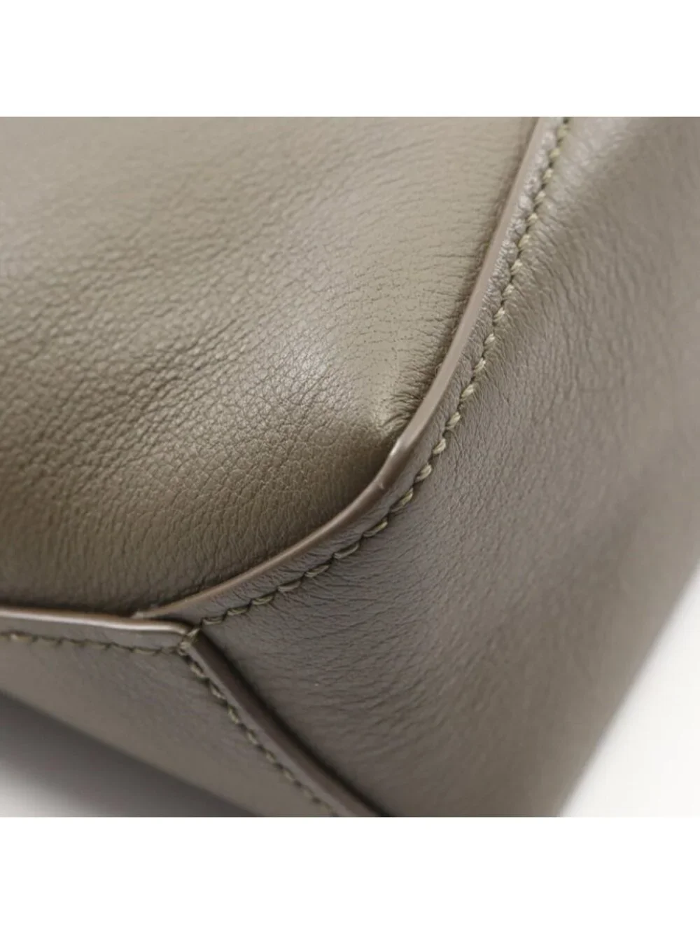 Loewe Handbag Puzzle Edge Mini 2-Way Dark Khaki Leather
