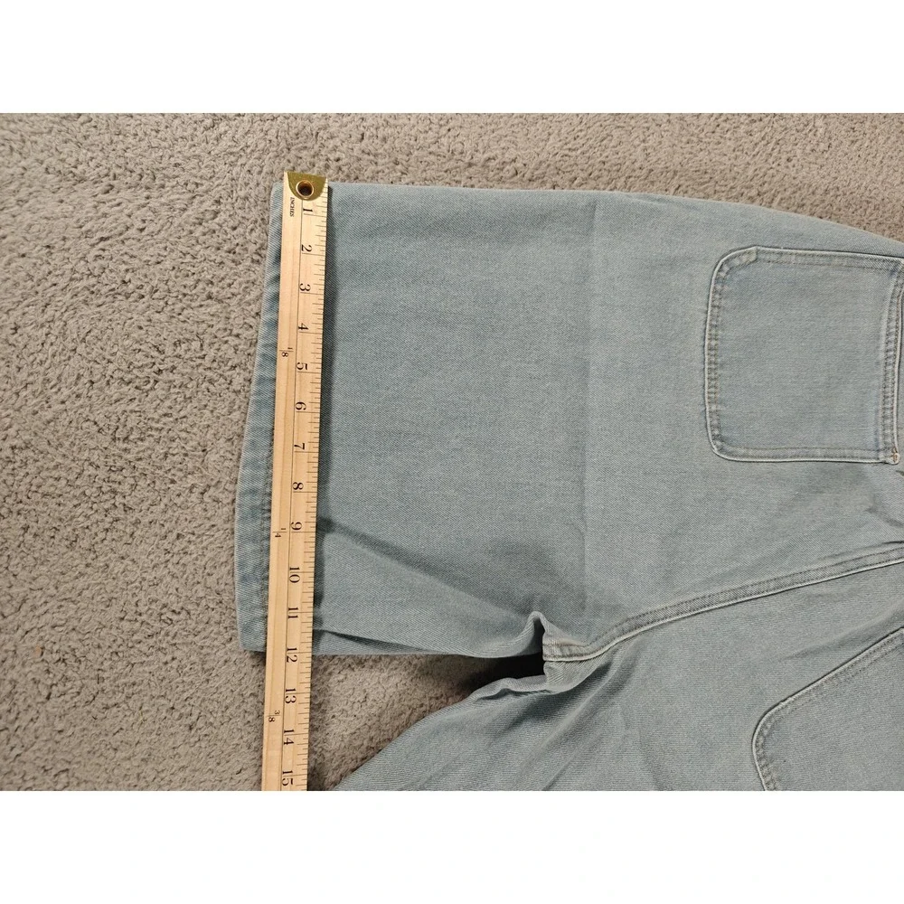 Civil‎ Regime Denim Jean Cargo Shorts Mens 32 Blue Carpenter Workwear New