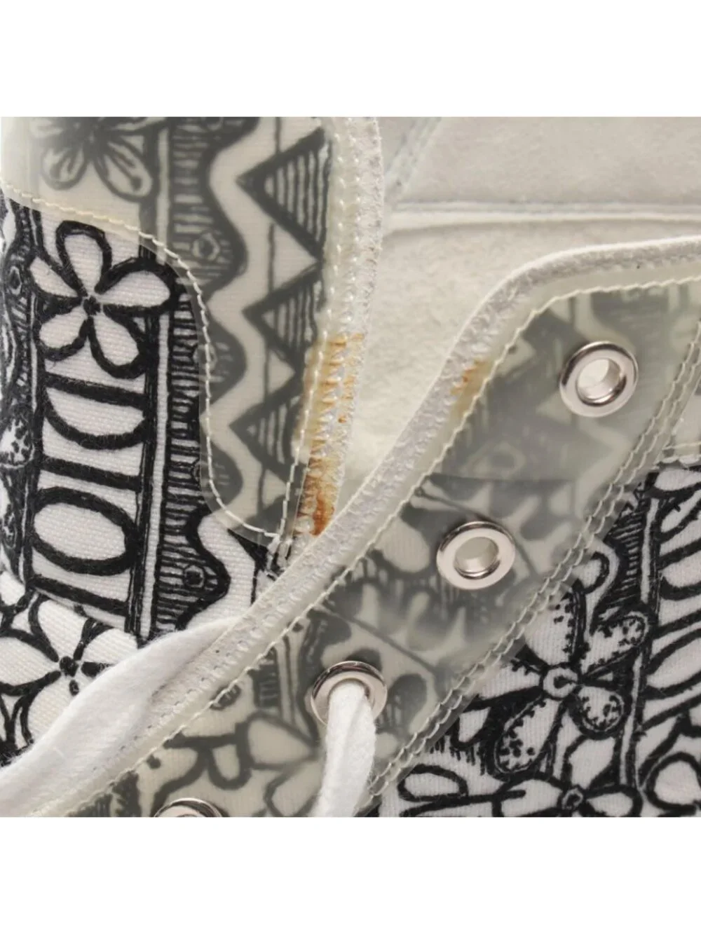 Dior Sneakers Shawn Stussy Embroidery Canvas