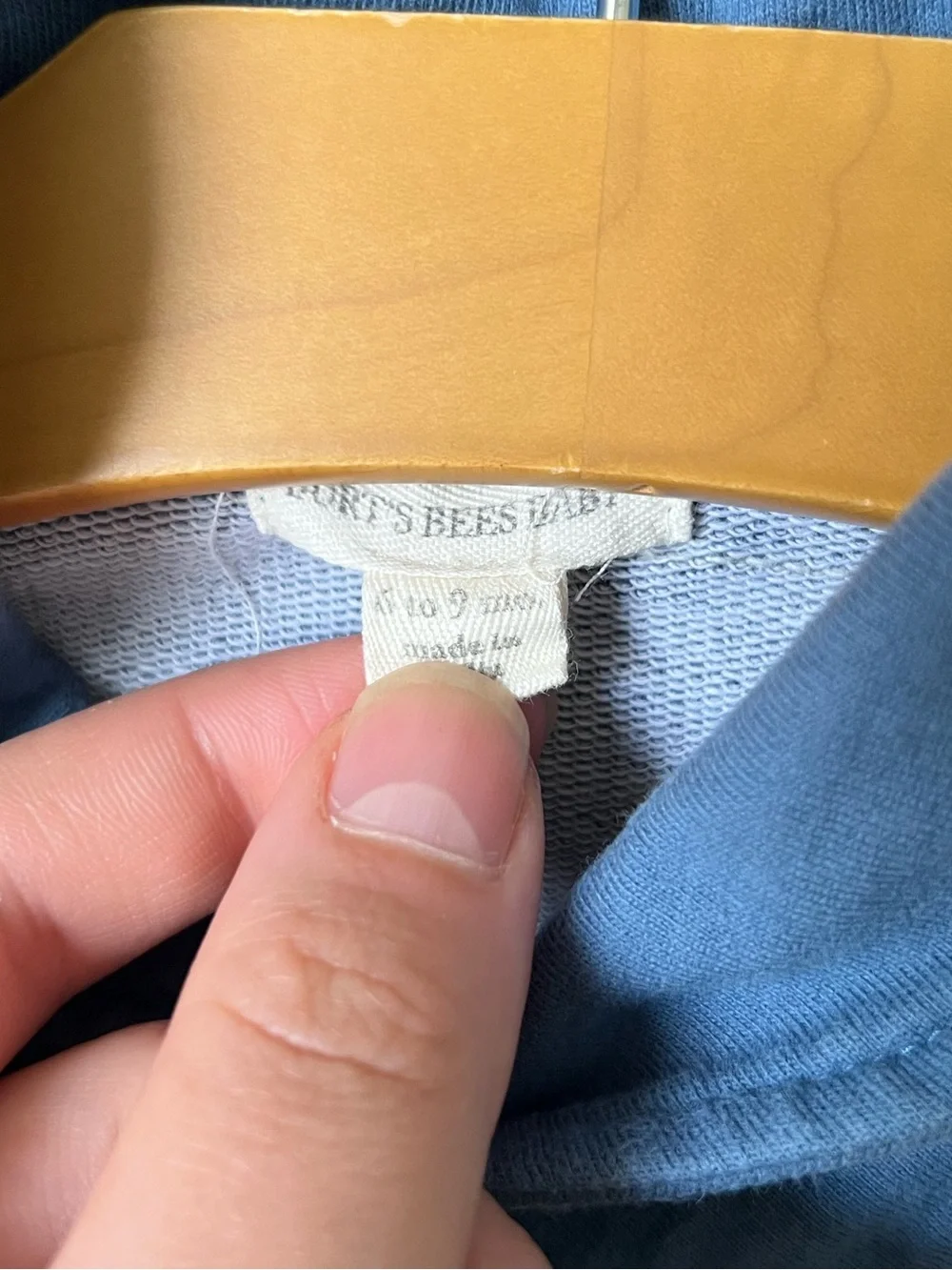 6/9M Organic Cotton Burt’s Bees Sweater Boys