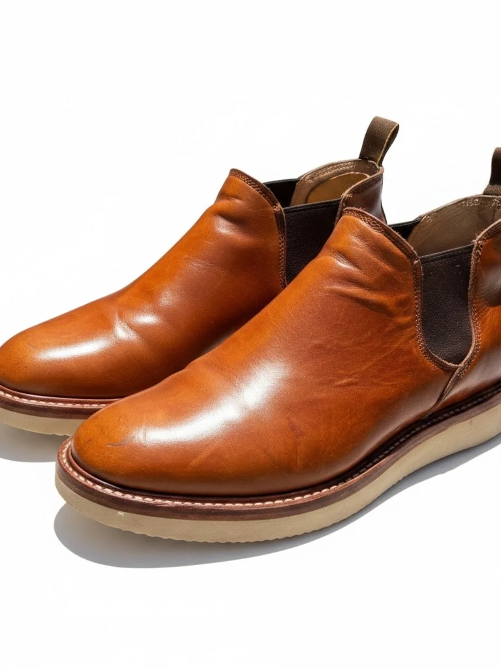 RARE Taylor Stitch low Ranch Boot size 12 in beautiful “Whiskey” leather