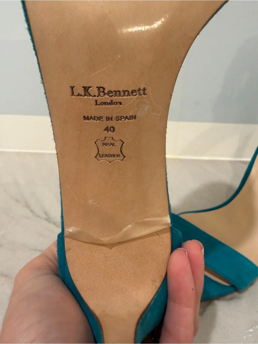 LK Bennett chic teal
