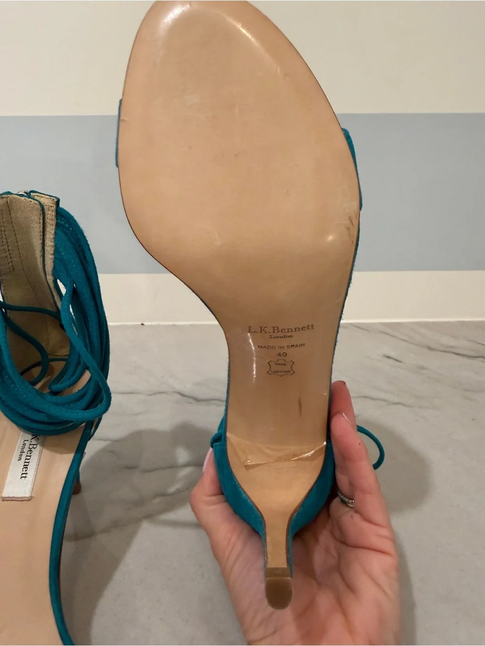LK Bennett chic teal