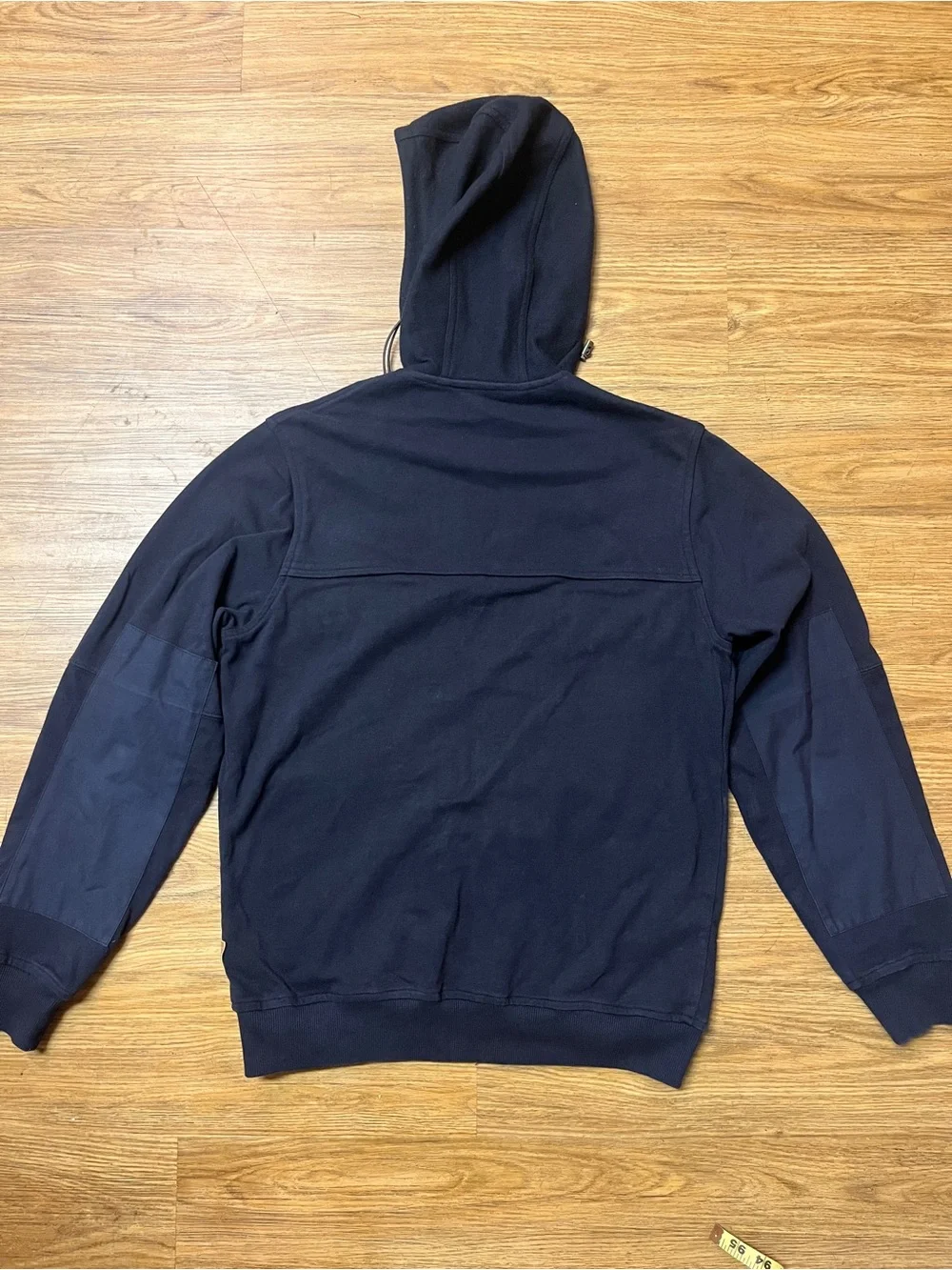 Rare Barbour Dept B Cotton Wool Full Zip Hooded Field Jacket Navy Utility Bomber