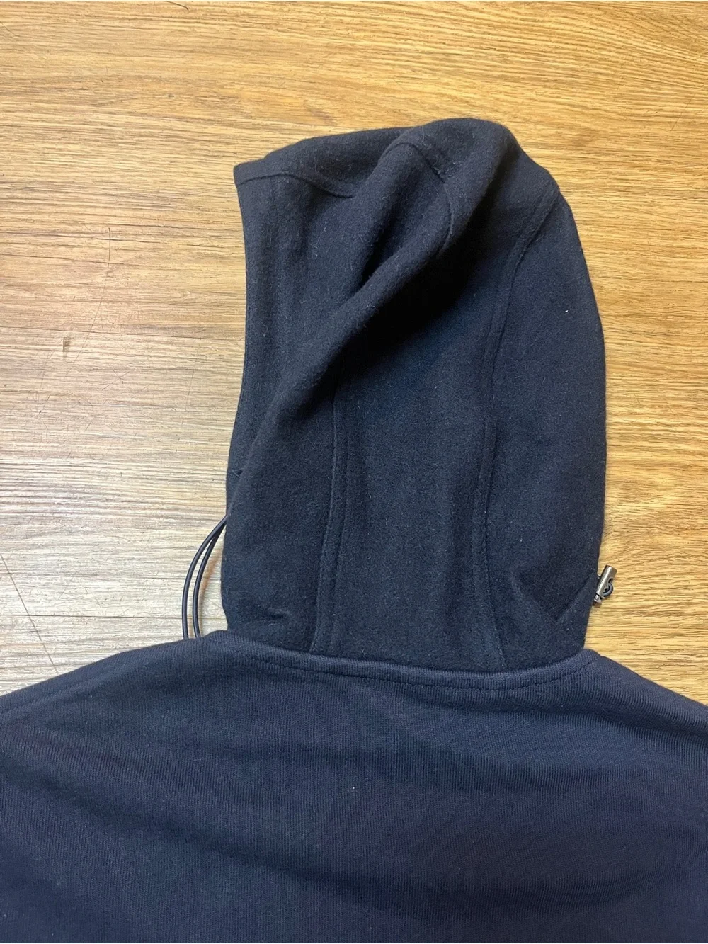 Rare Barbour Dept B Cotton Wool Full Zip Hooded Field Jacket Navy Utility Bomber