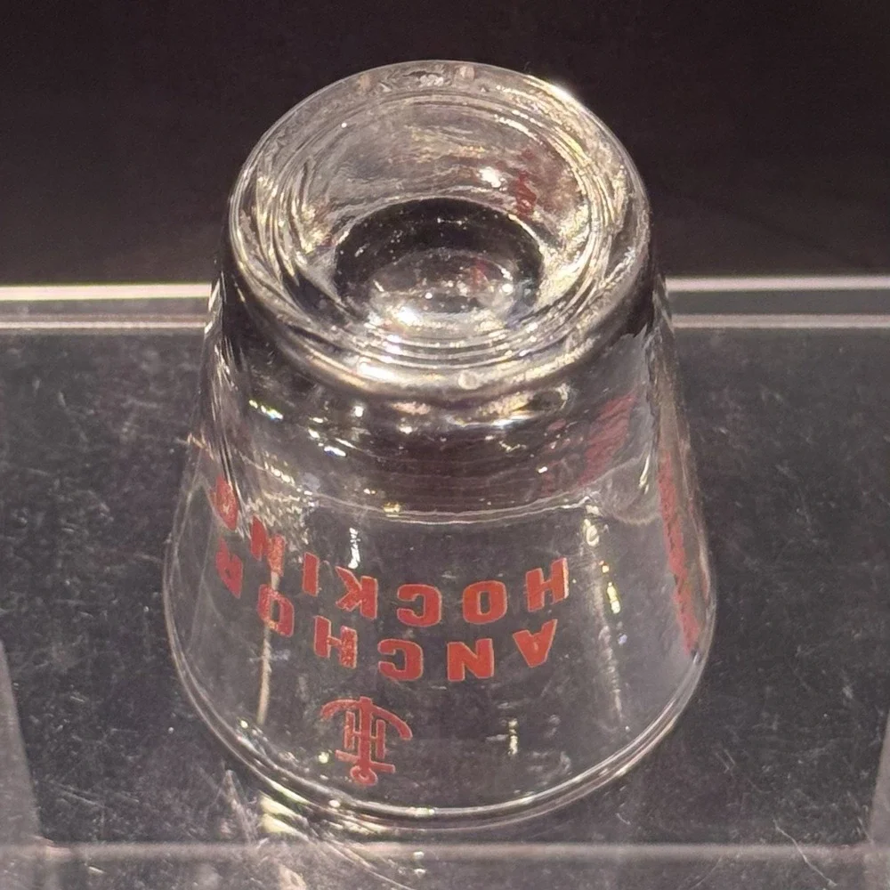 Anchor Hocking Measuring Shot Glass 2oz‎ Red Lettering Kitchen Tool Gadget