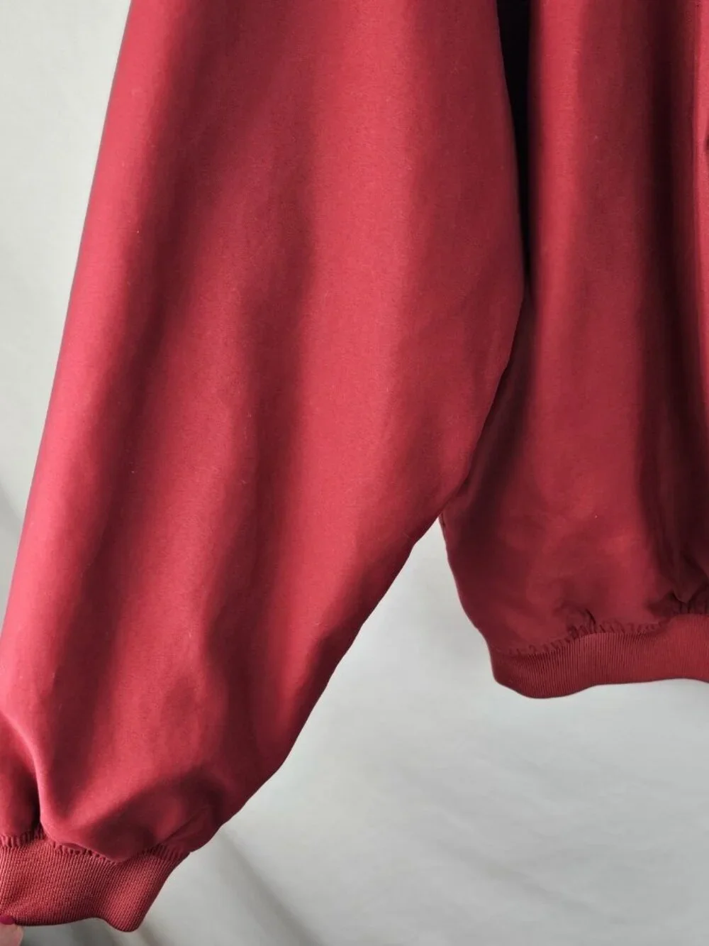 Ahead PGA Golf Club Jacket Men's Size Large Red Lined Pullover Windbreaker Shirt