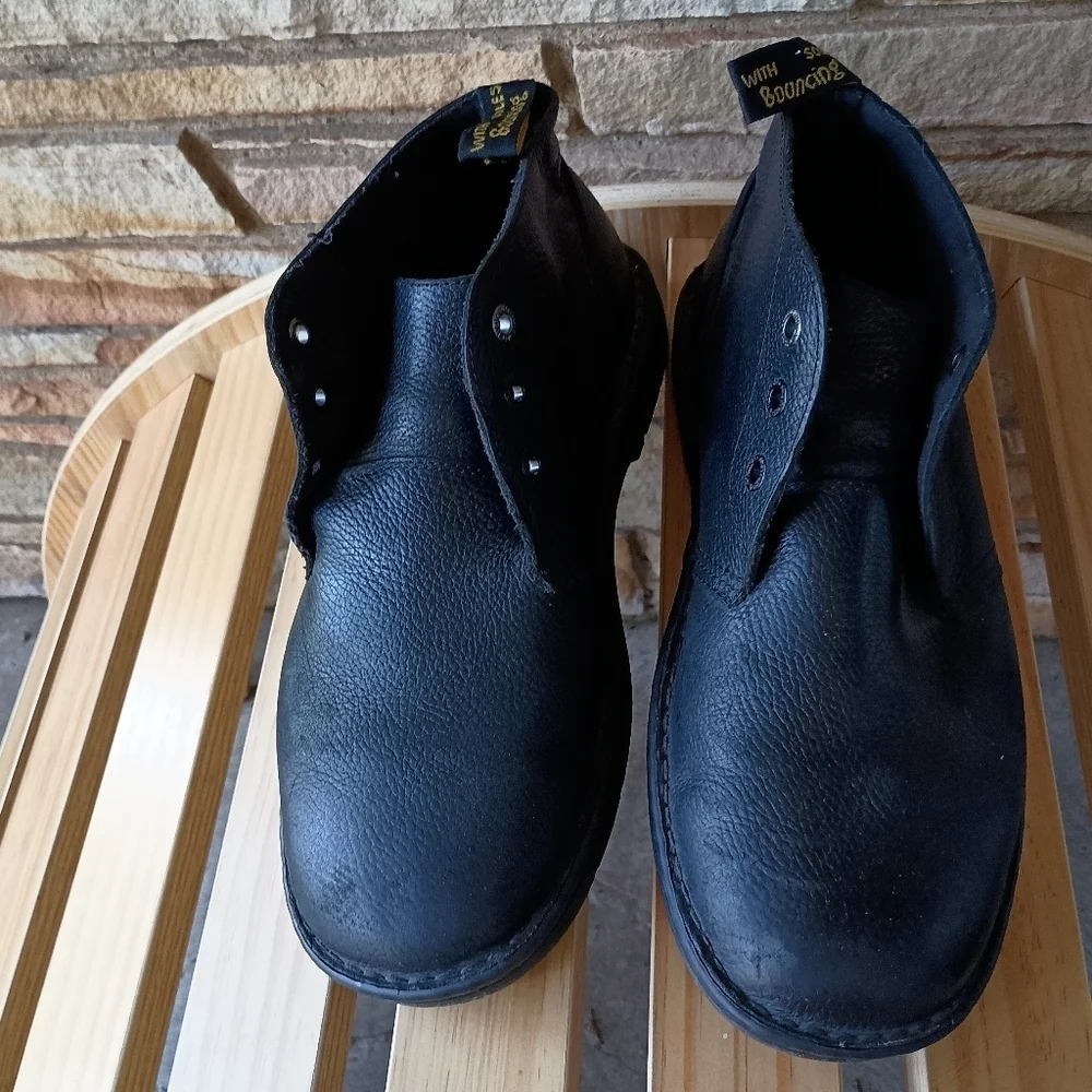 Dr Martens DM's Industrial Sussex Black Leather Chukka Boots Men's Size 13